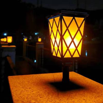 China LANDSCAPE Factory Direct Sale Outdoor Yard Decorative Lamps Flash Flame Light LED Solar Light for sale