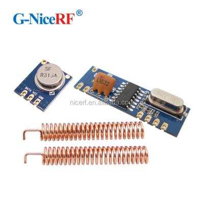 China G-NiceRF 433MHz Long Range 100m Radio RF Transceiver Module STX882 433 Transmitter SRX882 433 Receiver Spring Antenna (Transmitter Receiver) for sale