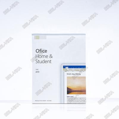 China Download Officee 2019 Home and Student Online Retail Box Key Card No DVD Activation Officee 2019 Home and Student Retail Key Box for sale