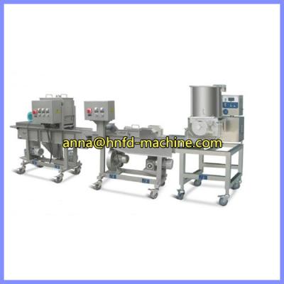 China Automatic hamburger meat patty production line,meat patty making machine for sale