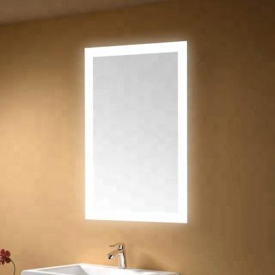 China Factory Touch Switch Rectangle Wall Light Bathroom With Backlit Led Mirror for sale