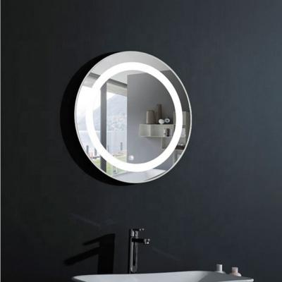 China 32 Inch High Quality Round Bathroom Mirror Illuminated Decorative Shower Mirror For Hotel And Home Use for sale