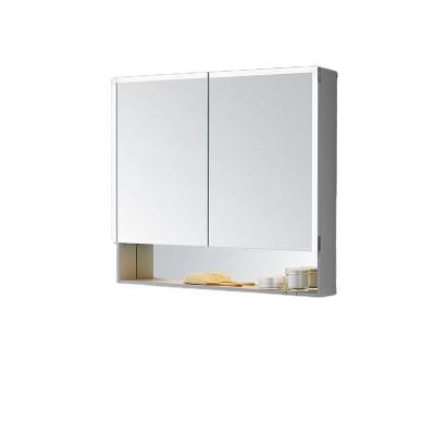 China Modern High Quality Aluminum Wall Mounted Vanity Medicine Mirror Cabinet for sale