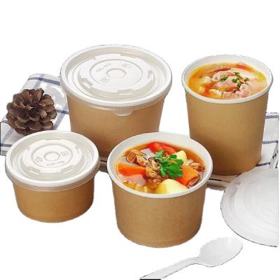 China Eco-Craft Minimalist Bestselling Custom Paper PLA Takeout Salad Bowl with Lids for sale