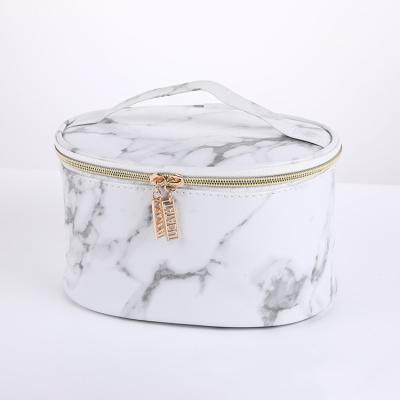 China Marbling Waterproof Shockproof Dustproof Washing Cosmetic Bag Storage Portable Lady Bag for sale