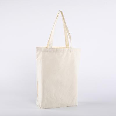 China Empty Logo Cotton Canvas Advertising Bag Heat Transfer Handbag Customized Handled Packaging Shopping Bag for sale