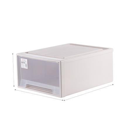 China Sustainable Multi-Layer Combination Of Transparent Wardrobe Clothes Packing Box Plastic Box Storage Drawers for sale