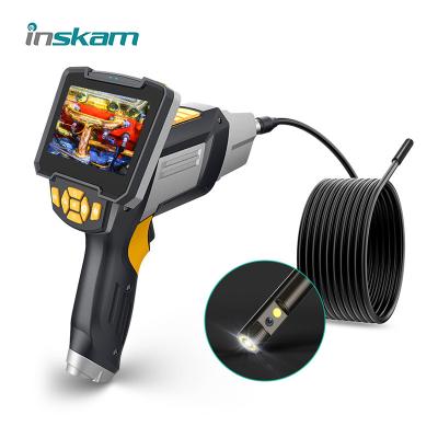 China New Inskam 112-2 Double Lens Digital Borescope 8MM 4.3inch HD Borescope 5m Model Waterproof/Waterproof LCD Inspection Camera for sale