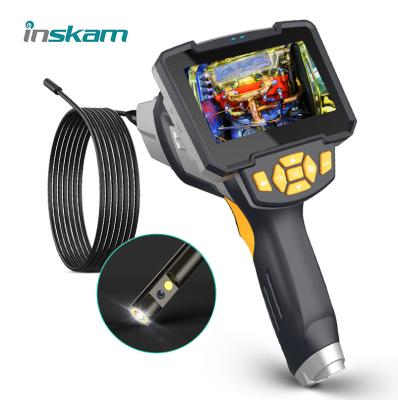 China Waterproof/Portable Endoscope 4.3inch Lens 10m Inskam112-2 Borescope Camera Waterproof Handheld Industrial LCD Dual Screen for sale