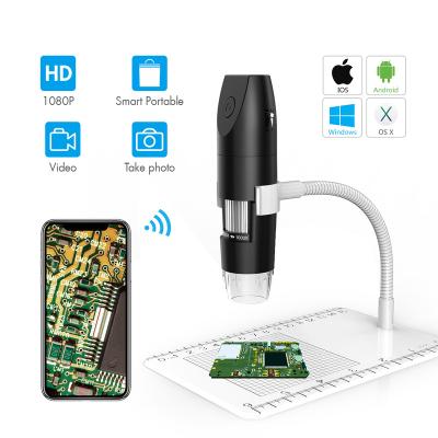 China 1000x Digital WIFI Microscope Endoscope Camera USB Microscopio 8 LED Inskam316 Magnifier for sale