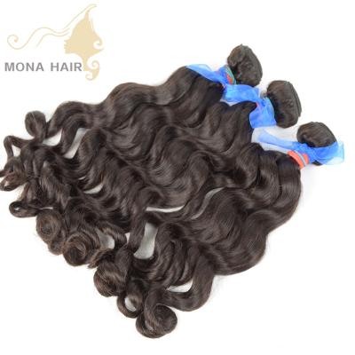 China No lice no animal tangle free no shedding/no white hair brazilian hair extensions accept labels to design real natural wave brazilian hair bundle hair for sale