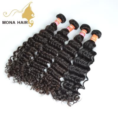 China Guangzhou Mona Deep Wave Human Hair Alibaba Remy Deep Wave Hair Peruvian Hair for sale