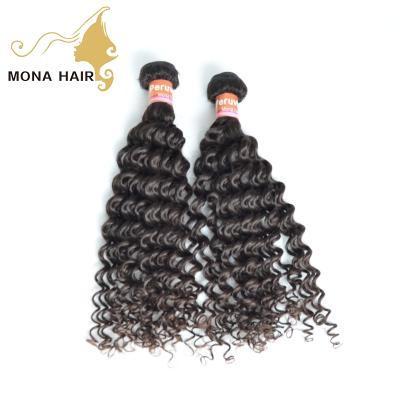 China Canton Mona Curly Hair Peruvian Bundle Curly Hair Wholesale Supplier for sale