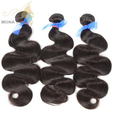 China No Lice No Tangle Animal Free No Shedding/No Shedding White Hair Full Cuticle Hair Body Wave Virgin Malaysian Hair Bundles Hair Wholesale for sale