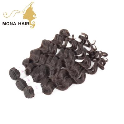 China European Loose Wave Human Hair Loose Wave Virgin Remy Soft Hair Products for sale