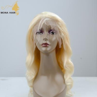 China Body wave wholesale price can be customized blonde wig body wave closure frontal wig for sale