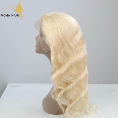 China Body Wave Wholesale Price Can Be Customized 613 Blonde Body Wave Lace Wig Closure for sale