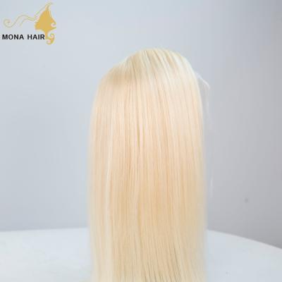 China The best wholesale price hot silky straight wave directly selling 10inch 26inch blonde closure wig for sale