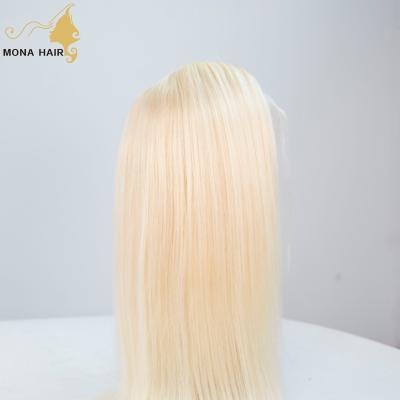 China Wholesale Hot Wave Silky Straight Selling 613 Cheap Blonde Straight Lace Closure Wigs for sale