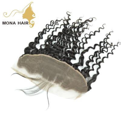 China Fast Shipping Indian Remy Human Hair 13x4 Curly 13x4 Lace Frontal Virgin Swiss Lace for sale