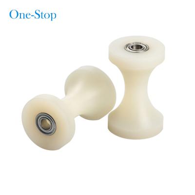 China GM All Fields Industrial Factory Boss Chair PU Pulley Caster Roller Mute Dual Double Mute Supporting Computer Chair Wheel Polyurethane for sale