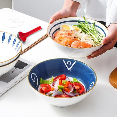 China New Fashion Japanese Style Sustainable Hand Painted Bowl For Home Restaurant (CB001) for sale