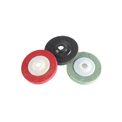 China Grinding For Metal Wholesale Disc Corundum High Quality Non Woven Polishing Disc For Angle Grinder for sale