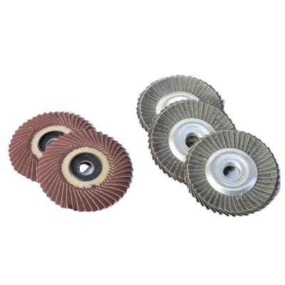 China Object Edges Polishing High Quality Ceramic Fin Disc Sanding Wheel For Angle Grinder And Surface Polishing Korean Style Soft Grinding Wheel for sale