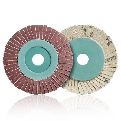 China Workpiece Edges Factory Supply Polishing Flower Shaped Page Wheel Rust-eliminating Polishing Sheet Grinding 37 Pages Of Soft Angle Grinding Wheels for sale