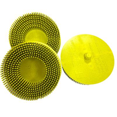 China Factory Supply Good Price Disc Bristle Disc Bristle Wood Abrasive Radial Disc Bristle Metals and Polishing Brush for sale