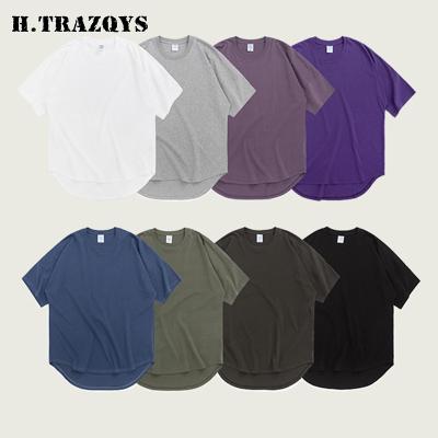 China Hot Selling Oversize T-shirt High Quality Anti-pilling Cotton Distressed T-shirts Street Big And Wear Washed Casual Big T-shirt for sale