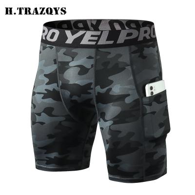 China Custom Wholesale Quick Dry Pocket Men's Breathable Logo Gym Workout Shorts Fitness Breathable Shorts for sale