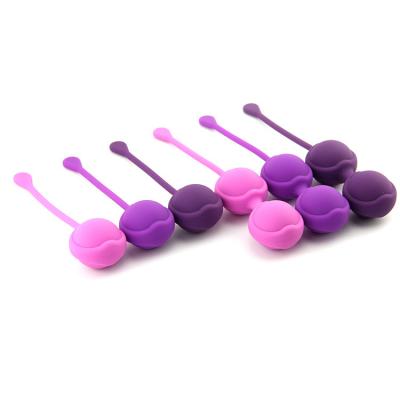 China Kegel Pelvic Muscle Trainer Doctor Recommend 6 Silicone Kegel Pelvic Muscle Trainer Ben Kegel Ball Set with Balls for sale