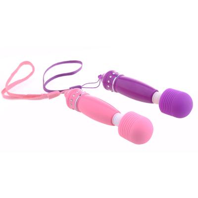 China Mini & Handheld Wireless Mini Wand Massager Set Powerful Hanging Magic Wand Vibrator with Travel Set Gift Hanging Electric Massager for sale