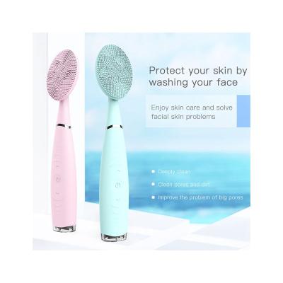 China New Silicone Deep Clean Deep Clean Electric Facial Pore Remover USB Rechargeable Electric Facial Ultrasonic Charging for sale