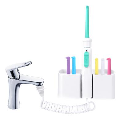 China 360 SPA Rated Dental Faucet Spout Irrigator Water Oral Jet Toothbrush Floss Dental Flosser Oral Hygiene Instrument for sale