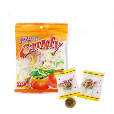 China OEM Halal Natural Sweet Sugar Coated Sour Plum Honey Candy for sale