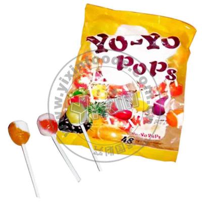 China Natural YO-YO POPS fruity lollipops for sale