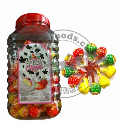 China Natural Whistling Yippee Cream Lollipop for sale