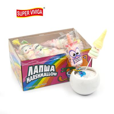 China Shantou Natural Candy Maker OEM / ODM Shaped Ice Cream Marshmallows Lollipop for sale