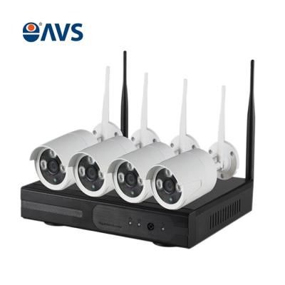 China Wireless and Wired 4CH 1080P 2.0MP Camera CCTV Camera and NVR Wireless System for sale