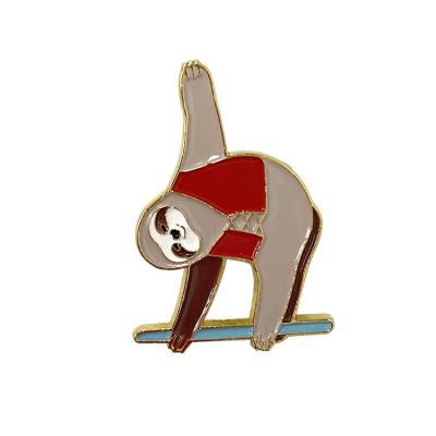 China Make Cloth Accessory Customization Cute Metal Kids Clothes Accessory Needle Brooch Pin Badge for sale