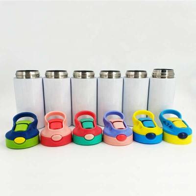 China Factory Wholesale 350ml Steel Straight Tumbler Double Wall Stainless Steel Baby Water Bottle Straight Sublimation Masks Sippy Cup for sale