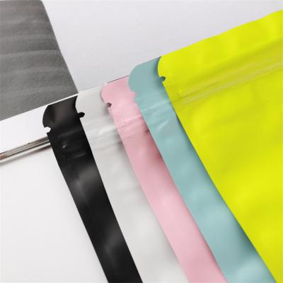 China Recyclable Custom Resealable Colorful Zipper Poly Plastic Bag For Jewelry Gift Phone Case Storage for sale