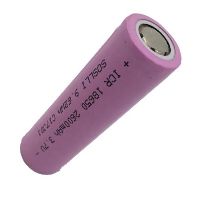 China Video Game Player 3.7V 2600mAh 18650 Lithium Ion Battery Cell With Internal Low Impedance IR for sale