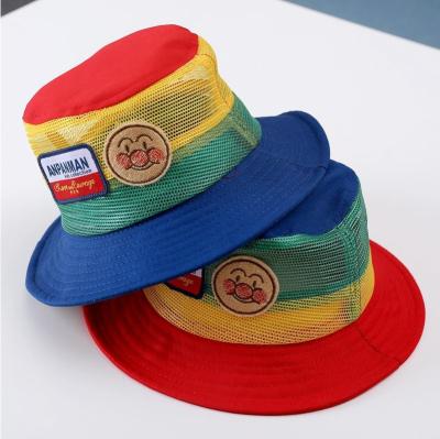 China The daily life fisherman's hat for boys and girls sun protection spring bread Superman colorimetric fisherman's hat NET and autumn cartoon for sale