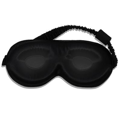 China Wholesale Anti-wrinkle 3d silk eyemask LOGO Customized LOGO Memory Foam Sleep EyeMask for sale