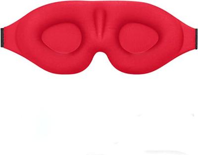 China Anti-wrinkle RTS in running unisex 3D contoured cup sleep eye mask blindfold with ear 3d sleep eye mask with earplugs and travel pouch for sale