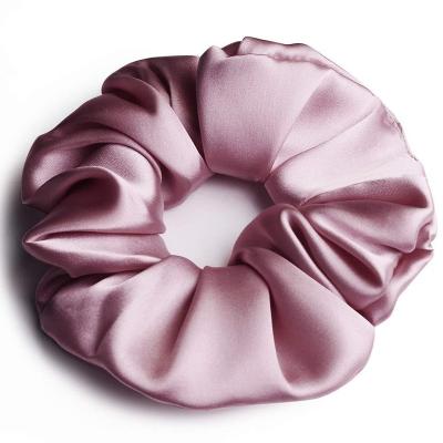 China Fashion Fashion Custom Printed Hair Scrunchies , Kids Silk Scrunchies For Women for sale