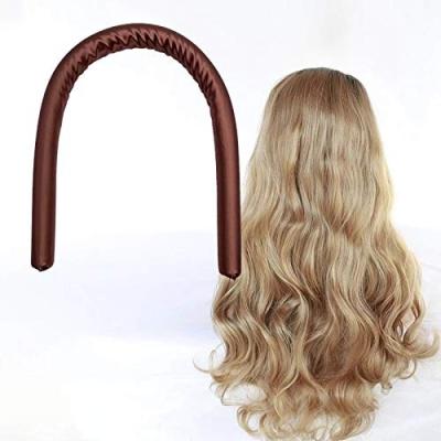 China Non-Toxic Hot Selling 100% Mulbery Rods Pure Silk Flexible Hair Curling Rollers With Scrunchies for sale